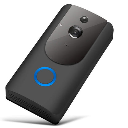 Smart WiFi Video Doorbell Camera with Night Vision & Chime - Wireless Security Intercom System