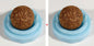3pcs  Lot Self-adhesive Rotated Catnip Lick Ball