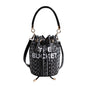 Fashion Alphabet Bucket Bag Retro Portable Messenger Bag