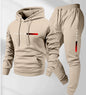 Loose Letter Sweater Coat Long Sleeve Trousers Cover