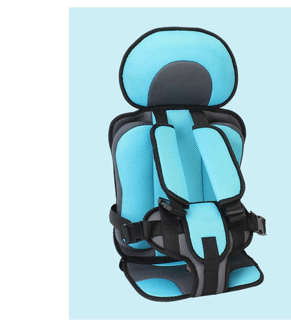 Non-safety seat increased cushion portable car safety seat cushion