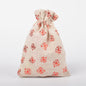 Snowflake Elk Candy Cotton Linen Packaging Bag