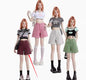 Women's Denim Shorts Fashion Retro Summer High-waisted Slim Wide-leg Pants