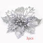Powdered hollow simulation Christmas flower