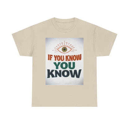 If You Know You Know Retro Eye Tee | Vintage Graphic T-Shirt