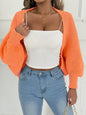 Women's Cardigan Short Coat Shawl Irregular Sweater