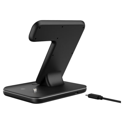 3-in-1 Wireless Charging Station - Fast Charge for iPhone, Apple Watch & AirPods | 15W Qi Charger Stand