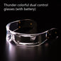 LED Luminous Glasses Party Bar Disco Punk Glasses Futuristic Style Festival Goggles Decoration Gifts