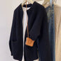 Design Temperature-sensitive Soft Wind Soft Glutinous Sweater Coat