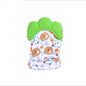 Baby teether baby anti-bite silicone molar gloves children's sound toys