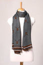 Highland Stag Wool Scarf - Green | SVEŽElife-0