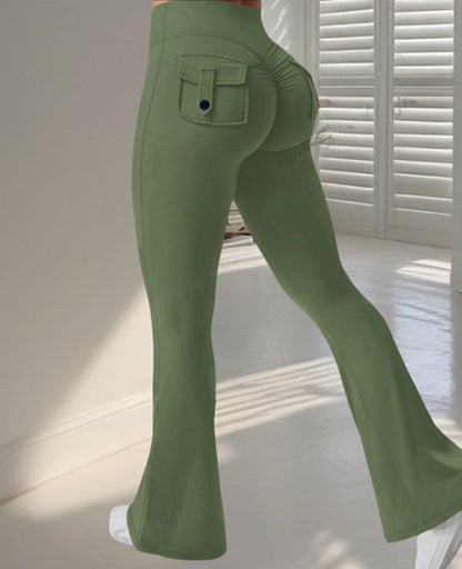 high waist yoga pants with pockets