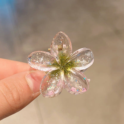 High Sense Plumeria Rubra Seaside Holiday Barrettes