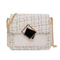 Woolen fashion simple messenger bag female chain bag