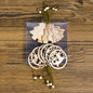 Christmas decorations wooden hollow pendant box