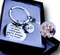 Father's Day Gift I'll Always Be Your Little Girl Stainless Steel Keychain