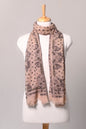 Starlight Paisley Print Wool Scarf - Off-white | SVEŽElife-0