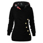 Casual fashion solid color pullover hoodie