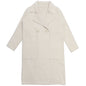 New Women's Mid-length Mink Velvet Coat Cardigan Loose Coat