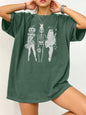 Summer Loose Short Sleeves T-shirt Men's And Women's Round Neck