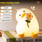 Adorable Duck Night Light - USB Rechargeable LED Bedside Lamp for Bedroom Decor