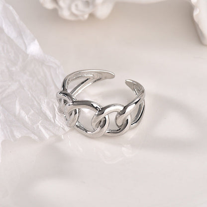 Exaggerated Bundy Net Celebrity Niche Design Index Finger Ring