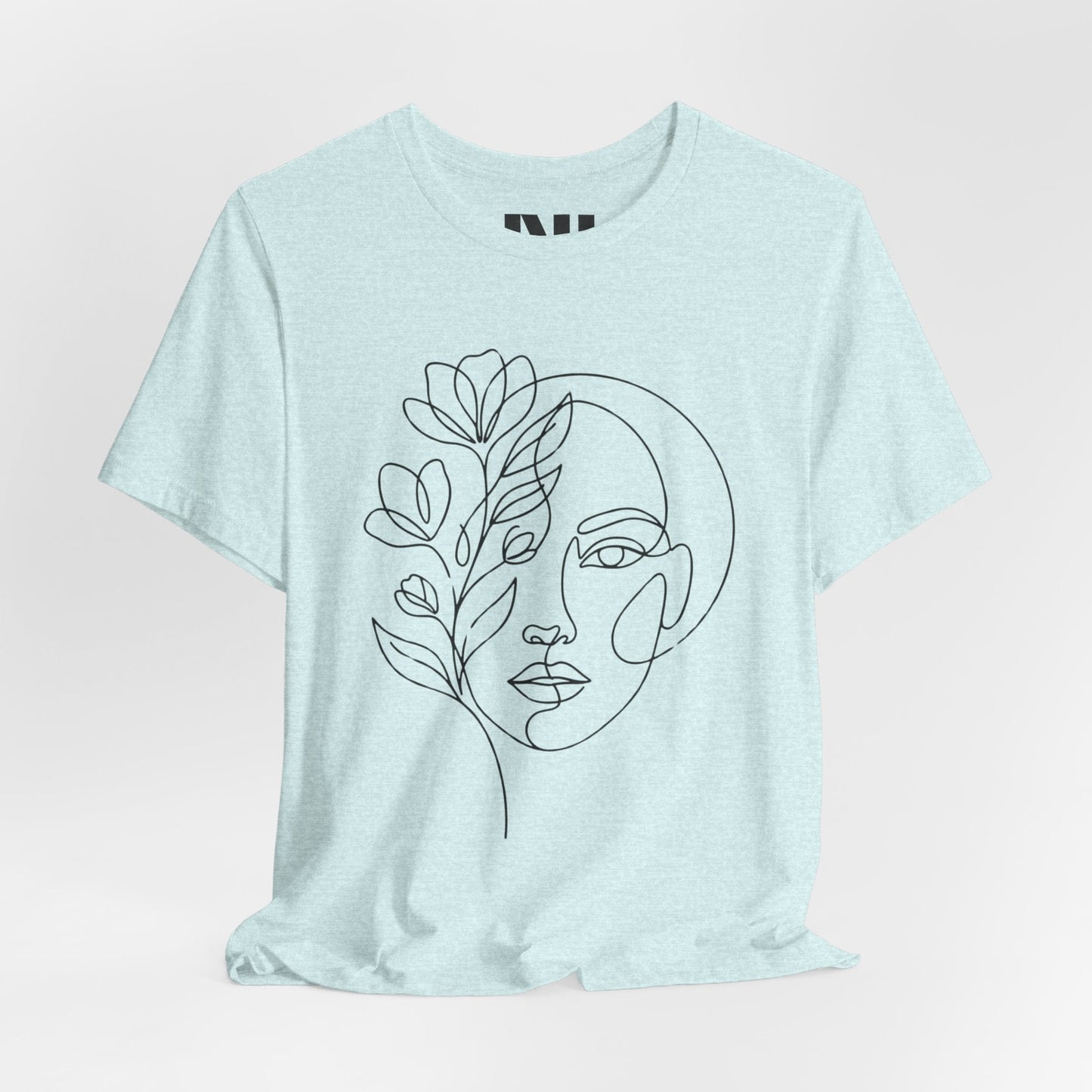 Floral Face T-Shirt