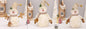 Long Velvet Christmas Snowman Decorative Supplies