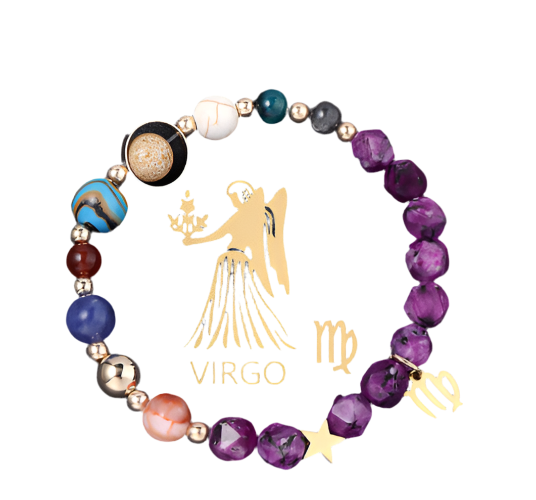 Natural Stone Hemp Stone Cut Surface Eight Planets Personalized Fashionable All-match