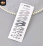 Children's water drop BB clip 5 cm solid color thick BB clip star love printing BB clip Liu seaside clip