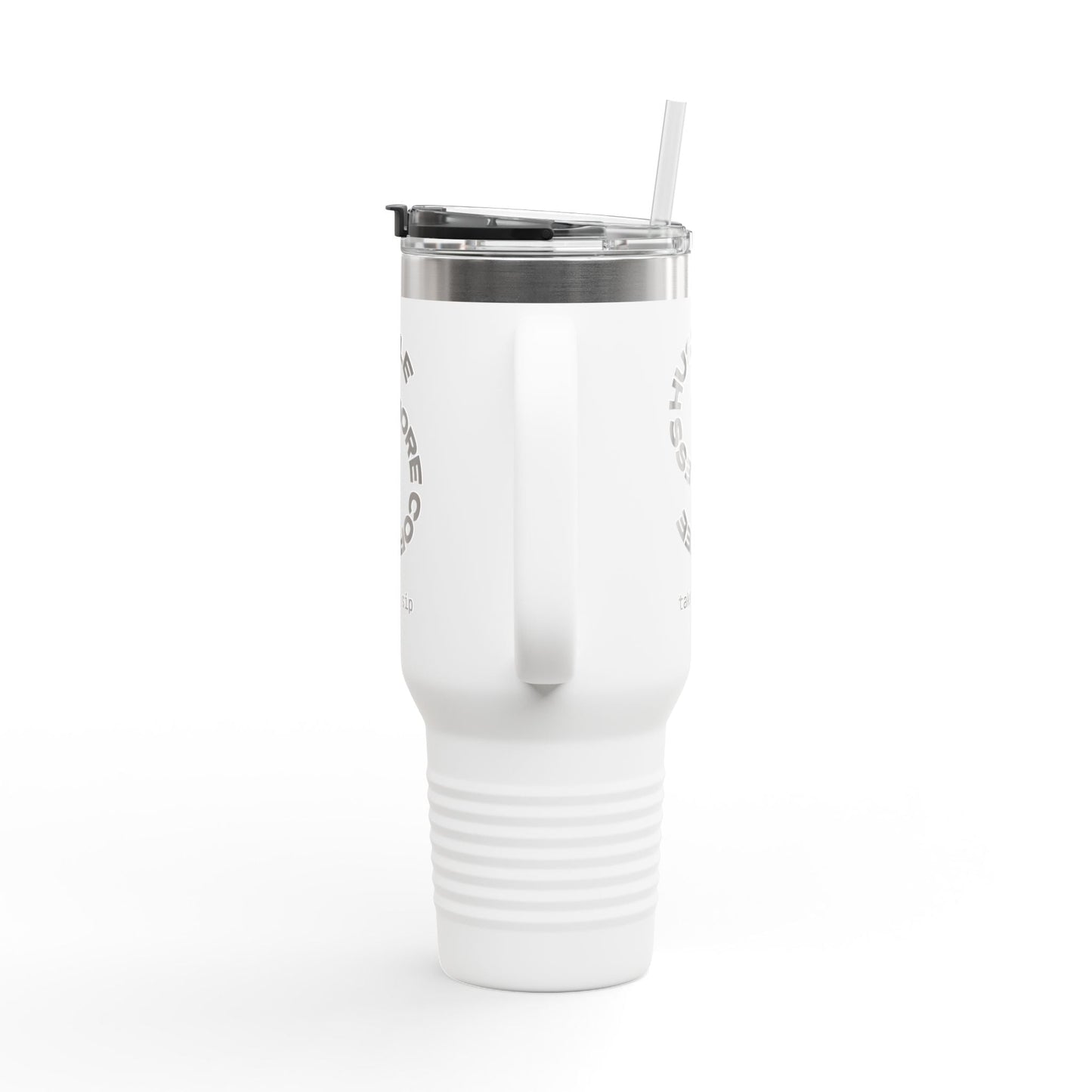 Less Hustle More Coffee, Take a Sip Insulated Travel Mug 40oz | Tumbler