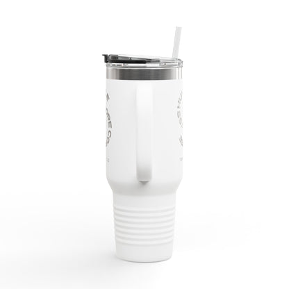 Less Hustle More Coffee, Take a Sip Insulated Travel Mug 40oz | Tumbler