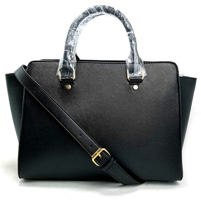 Smiley cross pattern shoulder bag