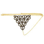Accessories Rhinestone Claw Chain Body Chain Heart Shaped Sexy Bikini Panties