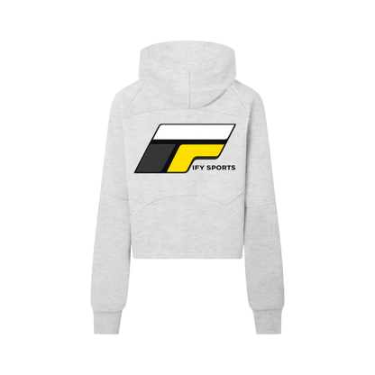 Cropped Half-Zip Hoodie