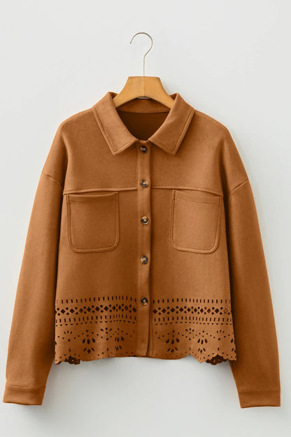 Women's Versatile Casual Fashion Hollow-out Jacket