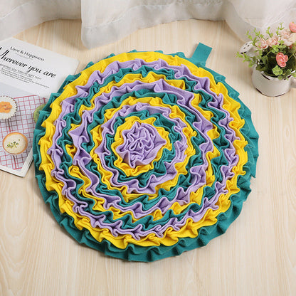 Pet sniffing mat bite resistant sniffing mat