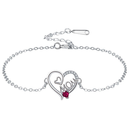 Mother's Day Bracelet Female Heart-shaped MOM Bracelet Gift For MOM