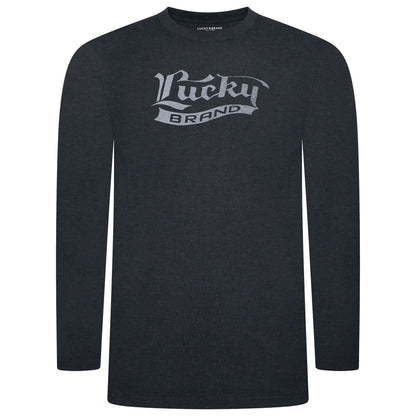 Lucky Brand Crew Neck & Closed Hem Flannel Pant Pyjama Set