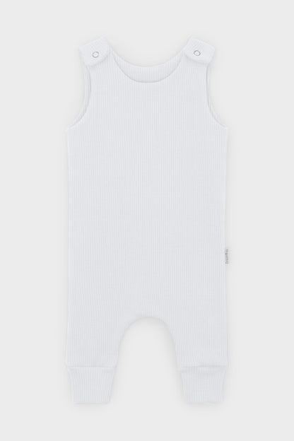 White Dungarees