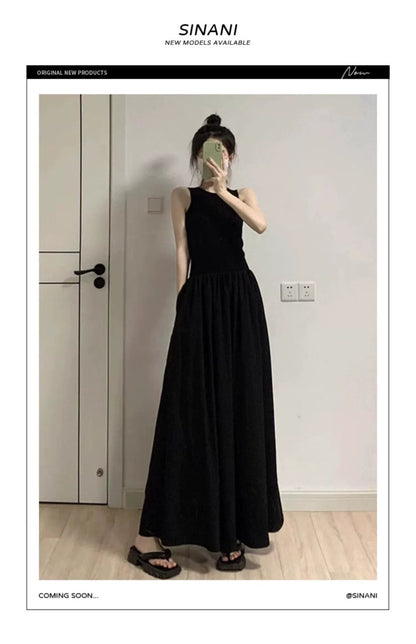 Waist Slimming Temperament Mid-length A- Line Women