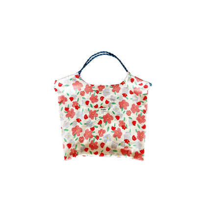 Large Capacity Hand Shoulder Bag Drawstring Floral