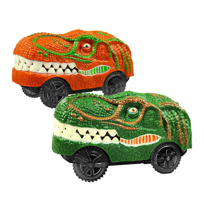 Children's Rail Car Toy Electric Dinosaur