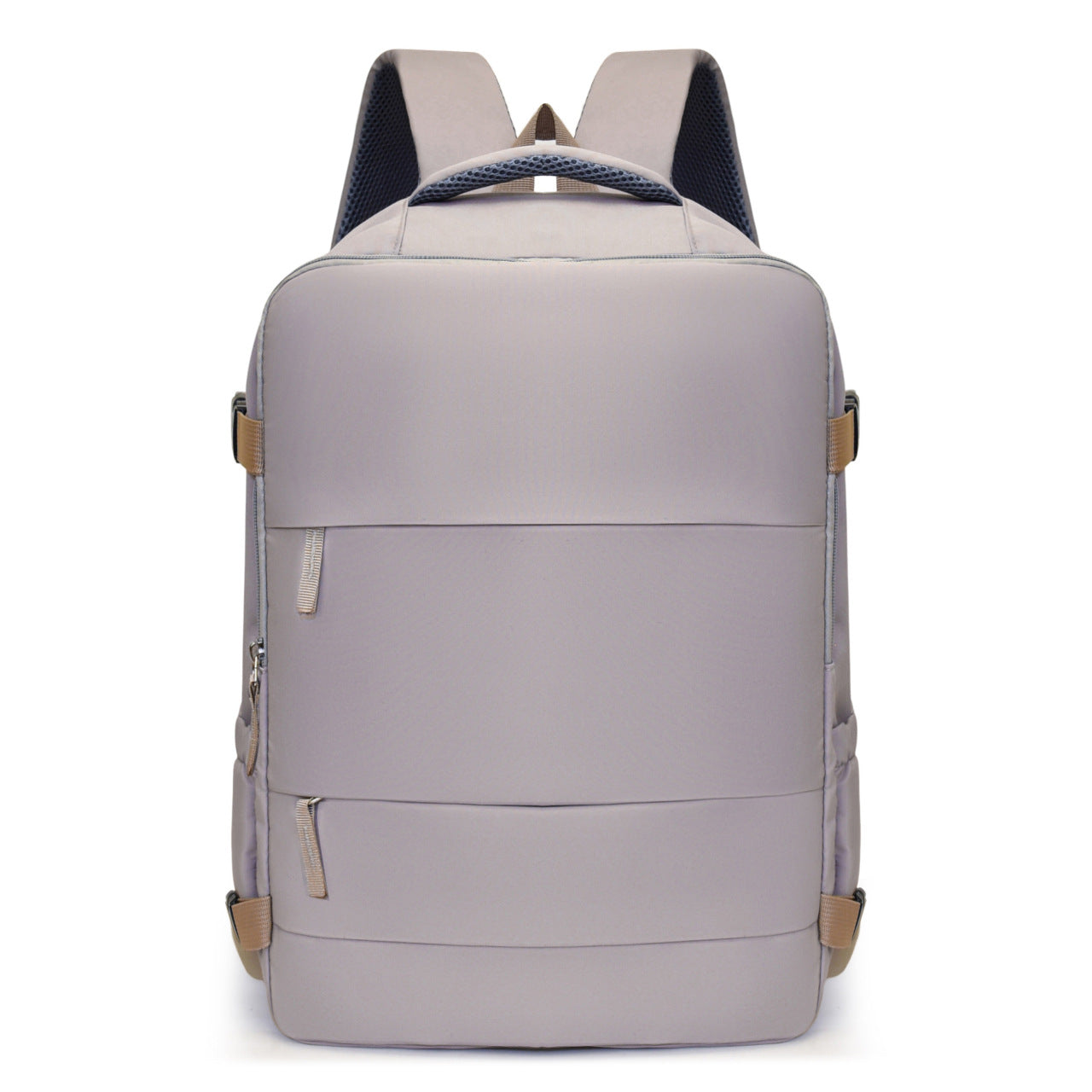 Women's Large Capacity Lightweight Multi-purpose Solid Color Travel Backpack