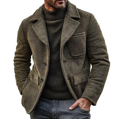 Autumn And Winter New Men's Retro Coat