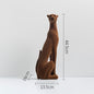 Luxury Leopard Resin Sculpture | Premium Home Decor Statue for Living Room & Office
