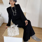 Casual Knitted Sweater Suit Women's Skirt Two-piece Set
