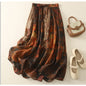 Women's Retro Printed Double-Layer Skirt