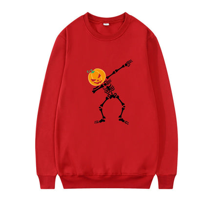 Women's Creative Leisure Printed Crew Neck Top