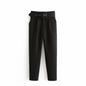 Summer New Style Simple And Fashionable Long Pants With Belt